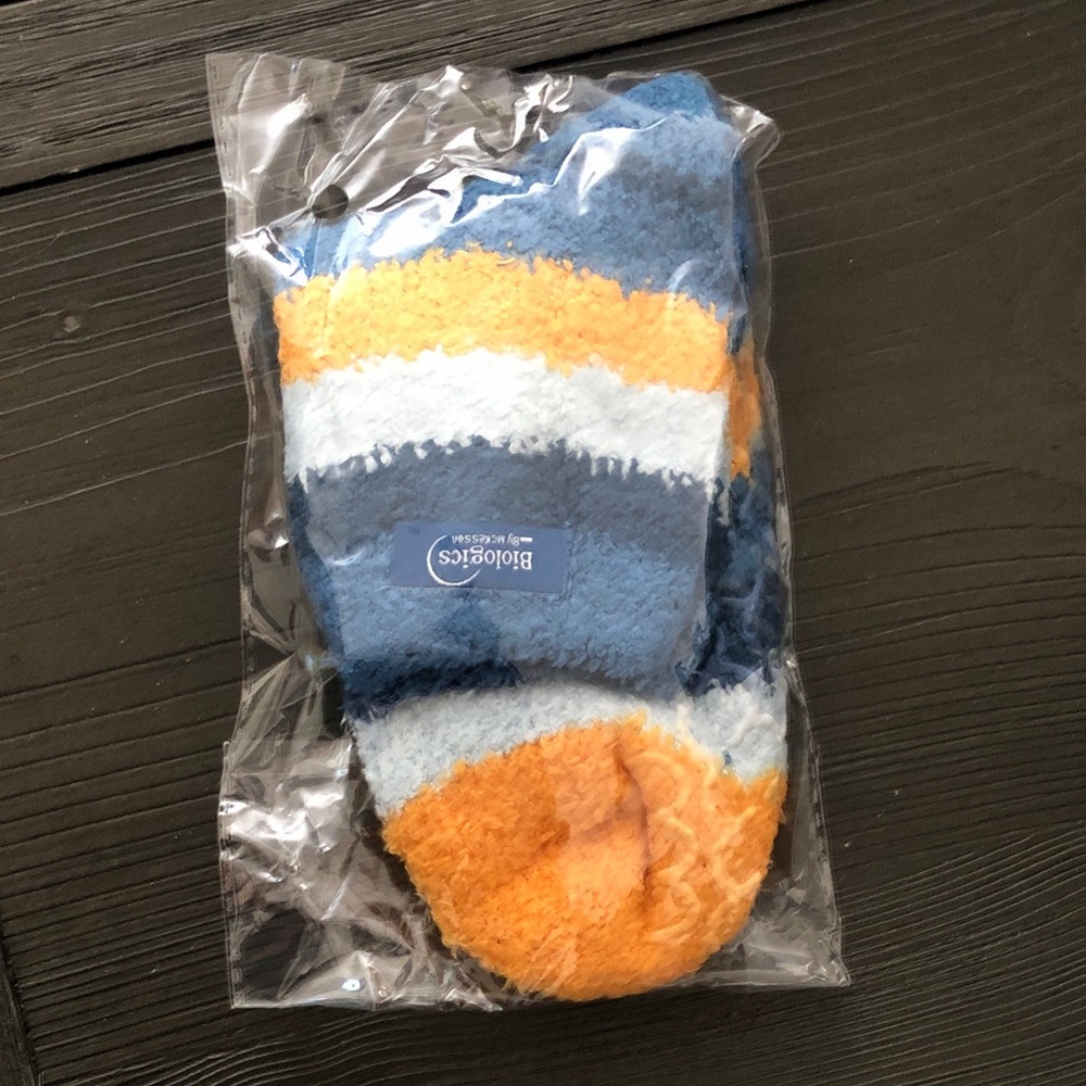 Biologics McKesson Cozy Striped Slipper Socks - One Size